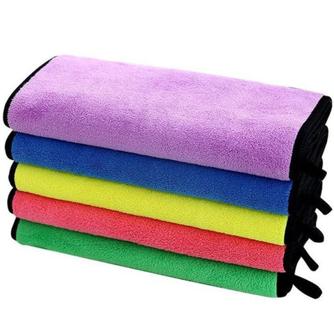 Pet Towel Bath Absorbent Towel Soft Lint-free Dogs Cats Bath Towels Absorbent Quick-drying Small ThickTowel Special Pet Products