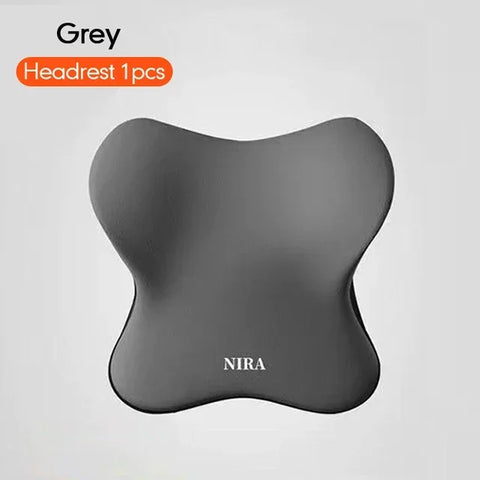 Car Headrest Lumbar Support Lumbar Cushion Memory Foam Backrest Lumbar Pillow Car Comfortable Neck Pillow Car Accessories