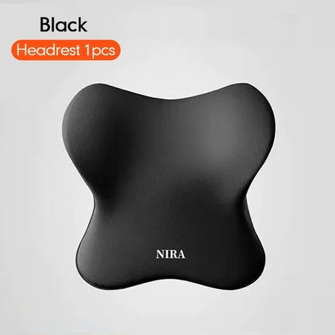 Car Headrest Lumbar Support Lumbar Cushion Memory Foam Backrest Lumbar Pillow Car Comfortable Neck Pillow Car Accessories