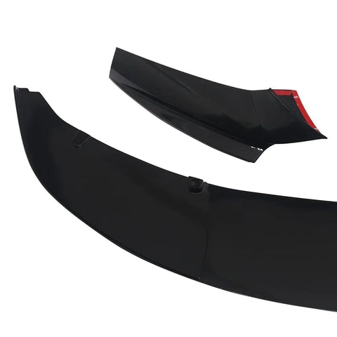 MagicKit Fit For BMW 5 Series F10/F11 2010-2017 with M Sport Bumper Front Lip Diffuser Car Body Kit Car Accessories Gloss Black