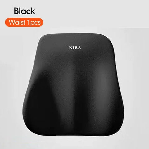 Car Headrest Lumbar Support Lumbar Cushion Memory Foam Backrest Lumbar Pillow Car Comfortable Neck Pillow Car Accessories